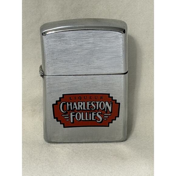 Vintage Champ Lighter Made In Austria “Liqueur Charleston Follies” With Box - Picture 1 of 6